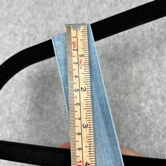 Gap Womens Apron Wide Leg Jumpsuit Size 20 Blue Tie Waist Coastal Pockets NEW - Picture 8 of 13